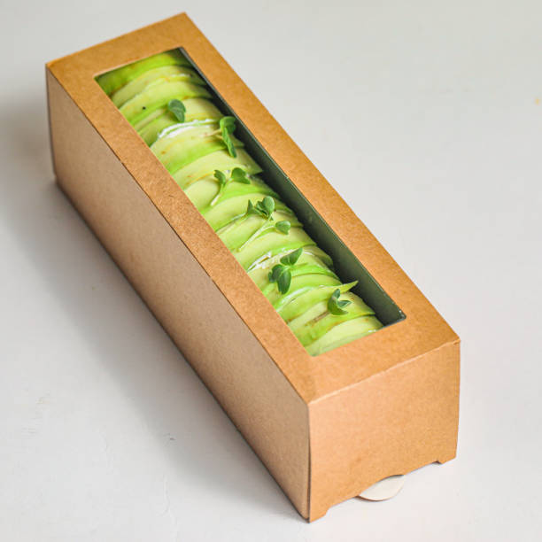 Custom Printed Paper Bakery Display Box with Window
